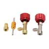 R134a Can Tap Kit Refrigerant Dispenser with Valve Core Remover for Coolant Recharging Car Truck SUV Vehicle Red