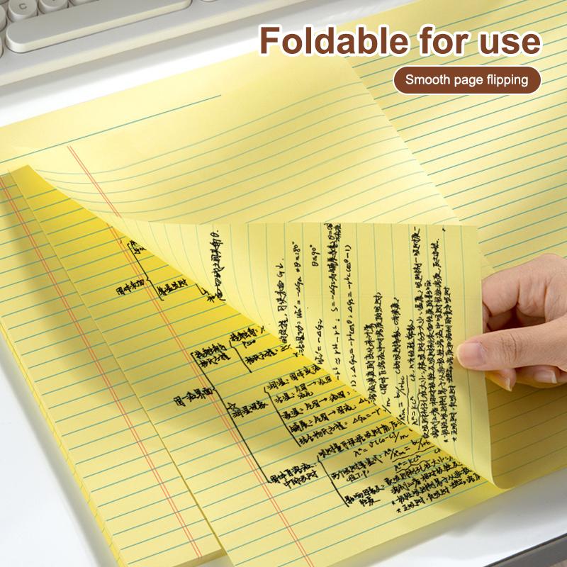 50Sheets Thickened A3 A3 Notebook Mind Map Planning Tearable Draft Paper Students Writing Legal Pad Back To School Gift