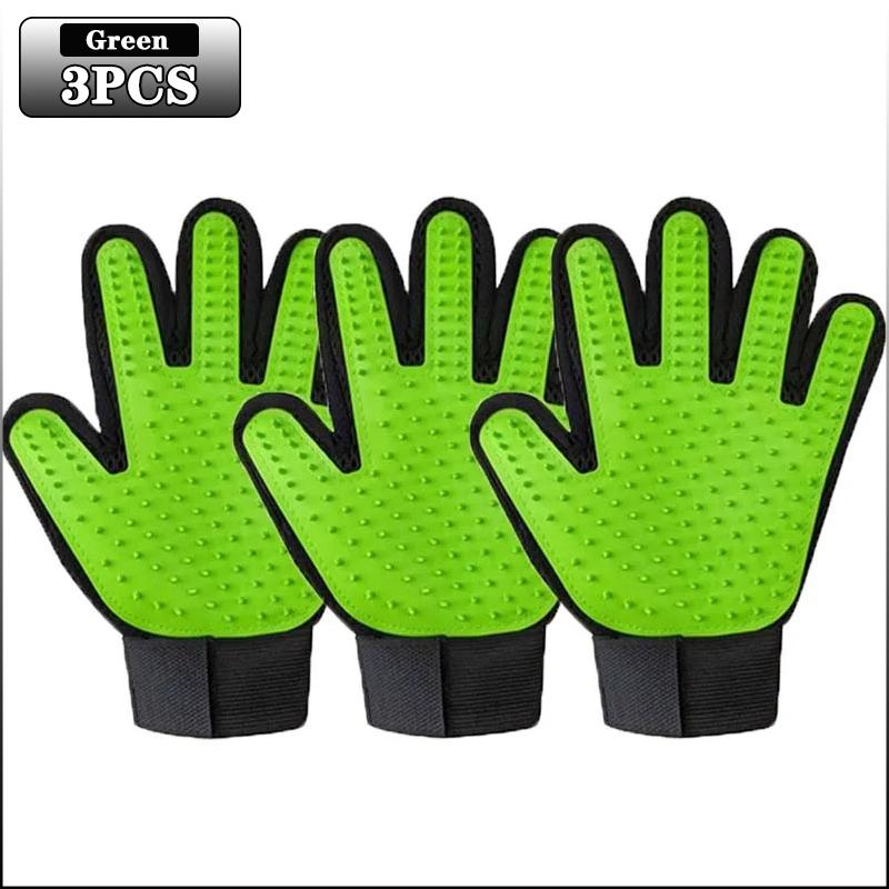 Pet Grooming Glove Gentle Efficient Pet Hair Remover Mitt Cat Accessories Pet Glove for Dogs Cats Pet Products Cat Supplies