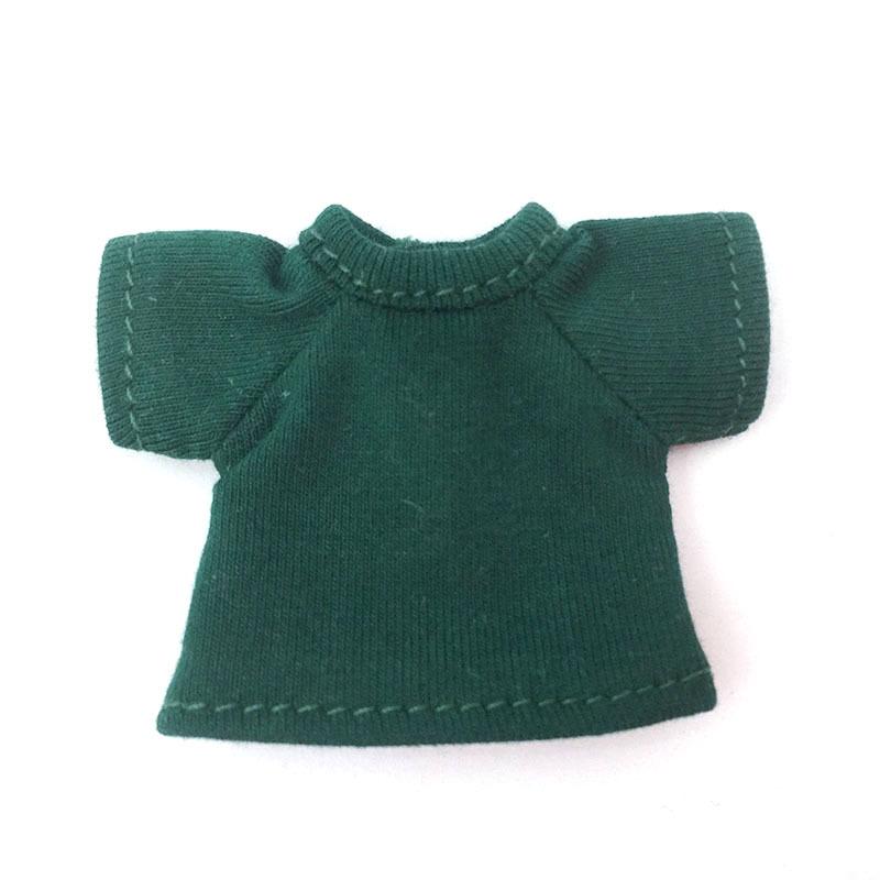 1 Pieces New ob11 bjd Doll Clothes T-shirt Denim shorts for 1/12 bjd obitsu11ob11 molly doll accessories Clothing