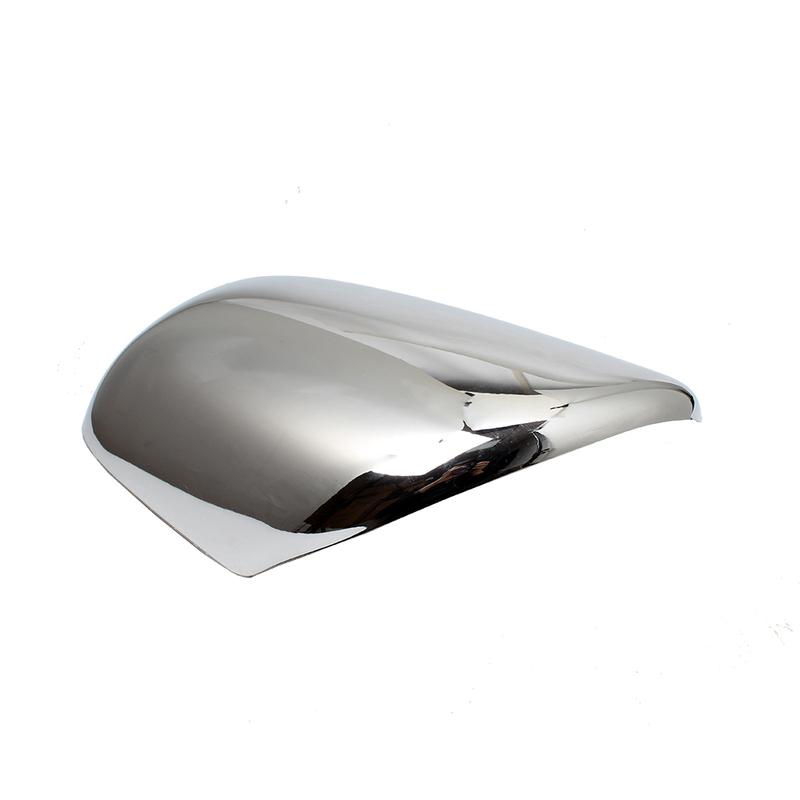 DOOR SIDE WING MIRROR CHROME COVER REAR For Toyota Land Cruiser Prado120 2003-2009 Chrome Side Mirror Cover Caps Shell Case
