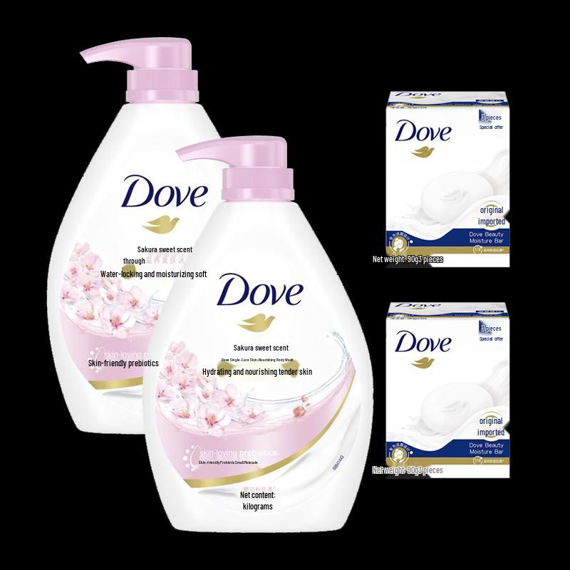 

Dove Cherry Blossom Nourishing Shower Gel & Beauty Bar Set