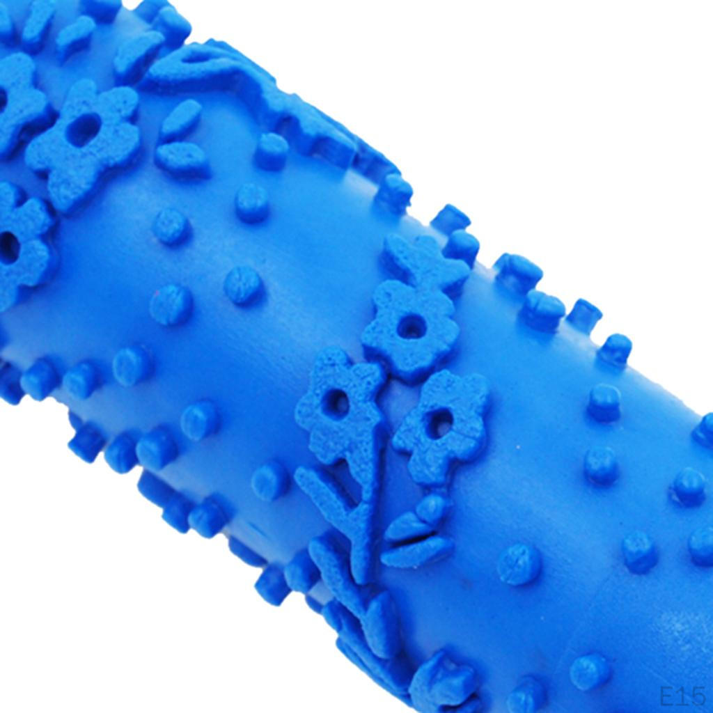 15cm DIY Embossed Flower Pattern Paint Roller For Wall Art Decoration Brush Tool