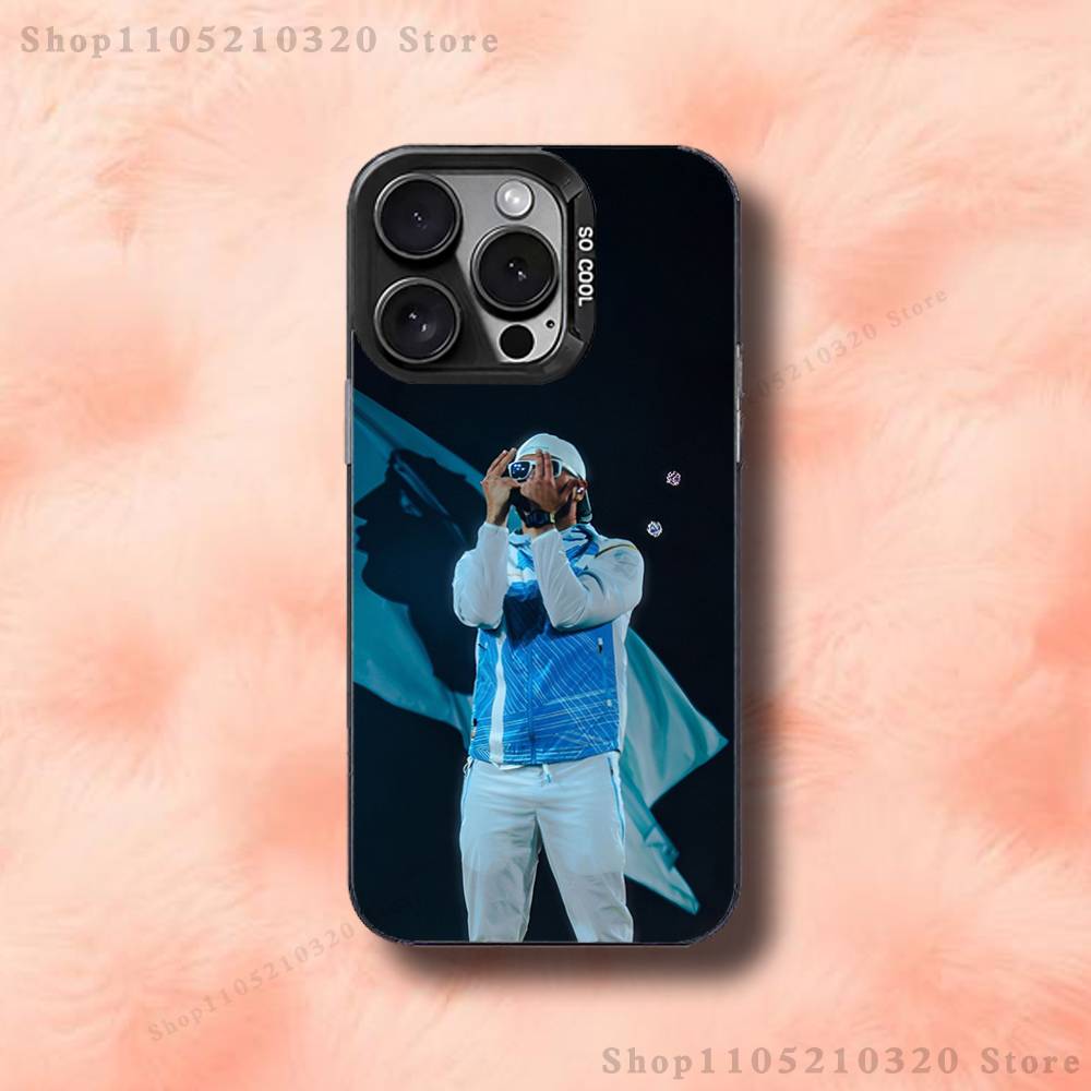 Rapper J-JUL Phone Case For iPhone 17,16,15,14,13,12,11,Pro,Max,Plus,E,Air,Mini Black Tpu Cover