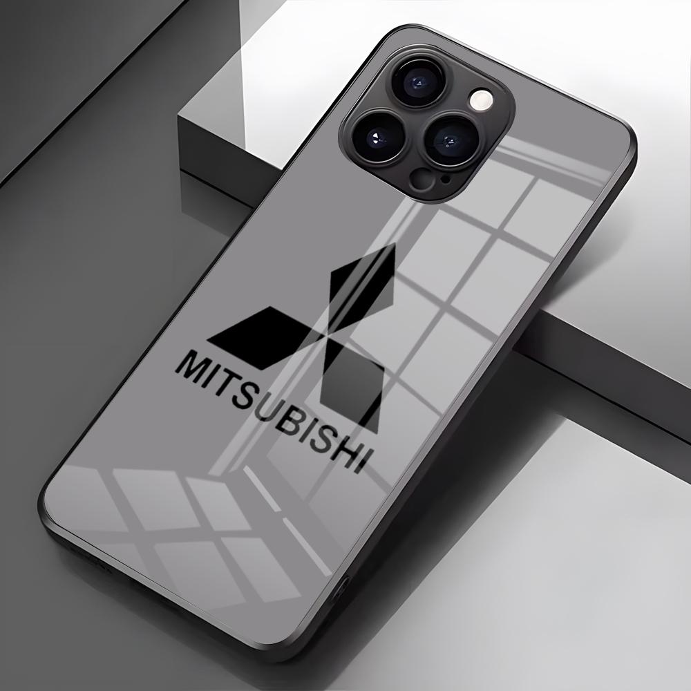 JDM B-B-MitsubishiES Phone Case For IPhone 17 Pro Max 16 15 14 Pro Max 13 11 X Xs Xr 8 7Plus Glass Cover