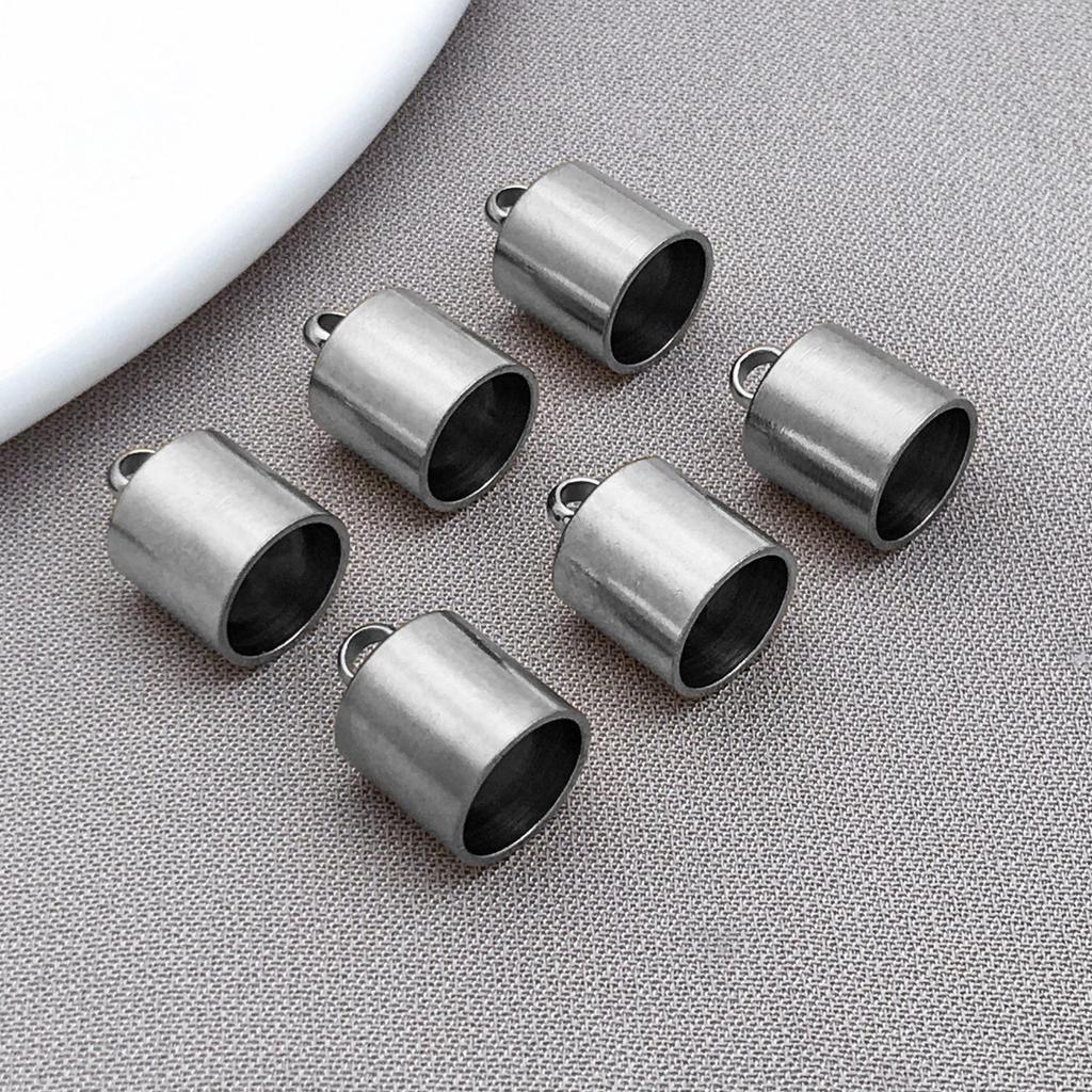 Stainless Steel Gold Chain Clasp Leather Connector for DIY Bracelet/Necklace Jewelry