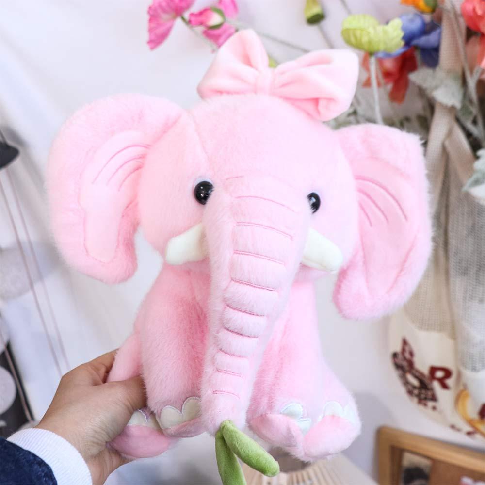 Cute Crown Elephant Plush Doll Cartoon Animal Stuffed Toys Cartoon Elephant Plushie  Boys and Girls