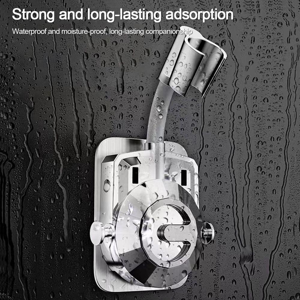 Cu Cârlige Suport Cap de Duș Autoadeziv Bază Fixă Pulverizator Accesorii Baie