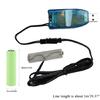 AA Dummy Battery Power Supply Cable with Voltmeter Replace 1-8pcs AA Batteries