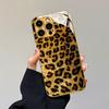 New Fashionable Golden Leopard Print Luxury Electroplated Glass Phone Case for Iphone 17 16 15 14 13 12 Pro Max Plus 