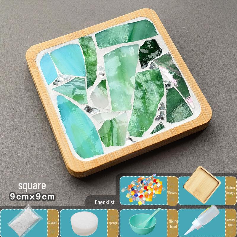 Handmade Mosaic Coaster DIY Kit for Students – Perfect for Mother's Day & Kindergarten Activities
