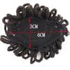 Synthetic DreadLock Hair Bun Band Faux Locs Afro Chignon Drawstring Ponytail Clip In Hairpiece For Fake Hair Black Women