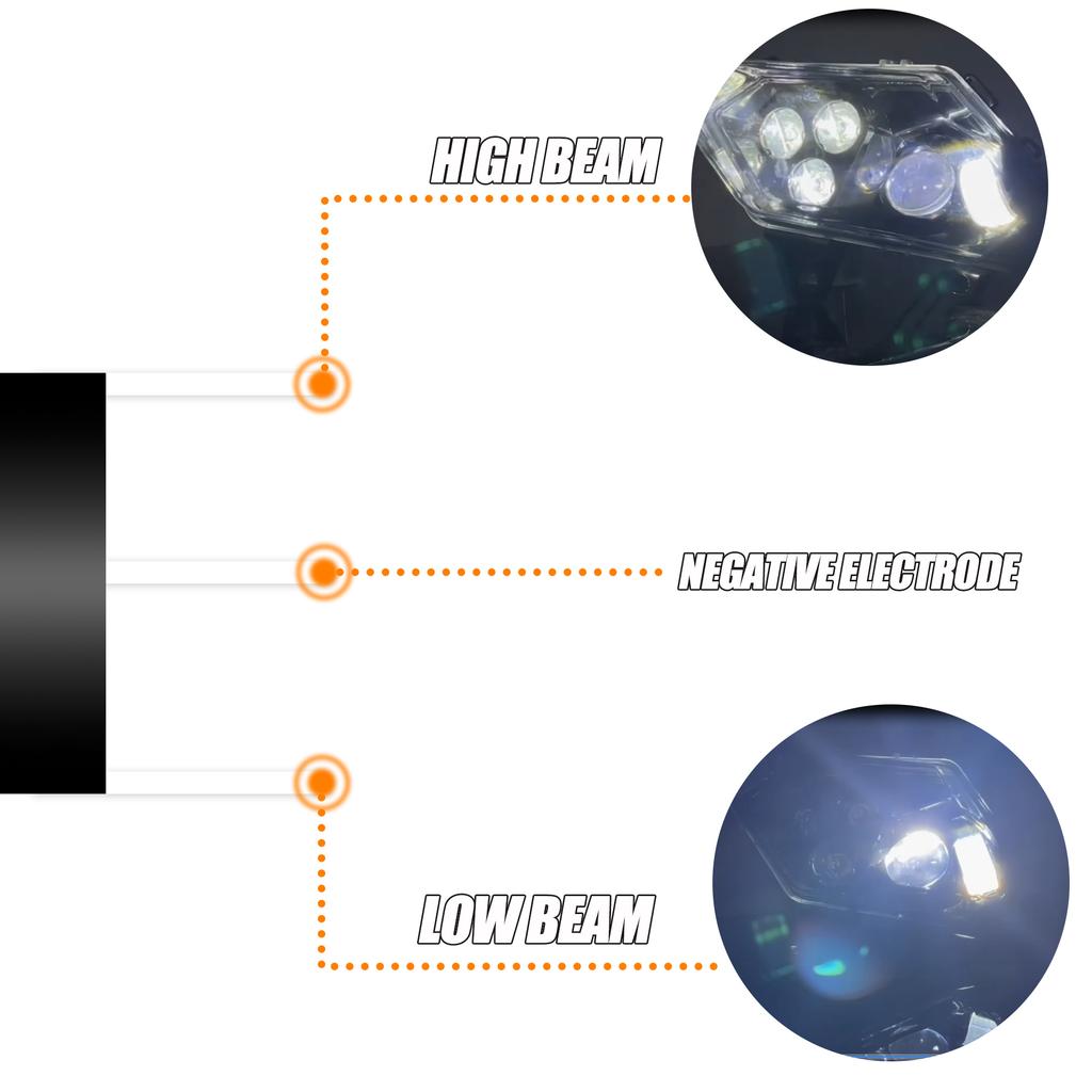 UTV LED Headlight Assembly for Can-Am Maverick X3 Max R RR XDS XRS Turbo DPS 4x4 2017-2025 710004658 710004659 Dirt Bike