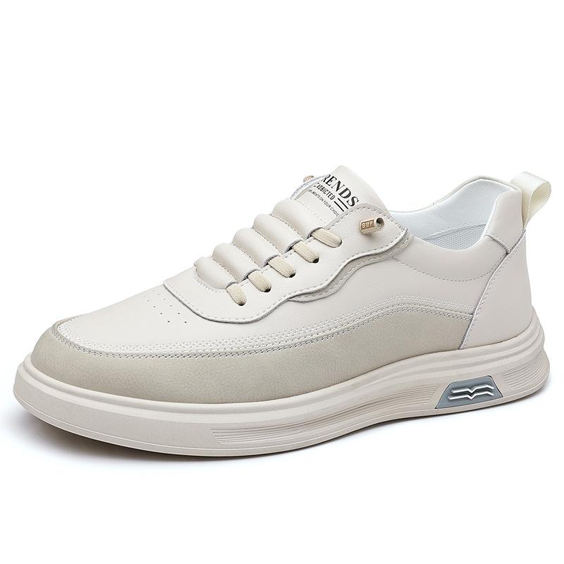 Men's little white shoes 2025 new trend fashion daily sports leisure board shoes men's youth low-top 2025