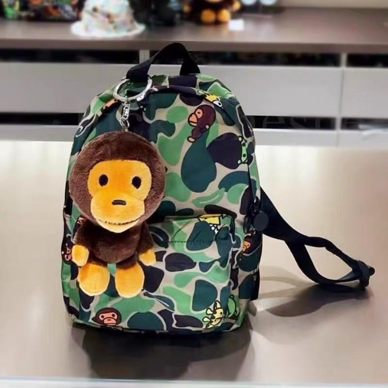 

2025 Trendy Unisex Cartoon Monkey Backpack for Students - Casual and Stylish School Bag