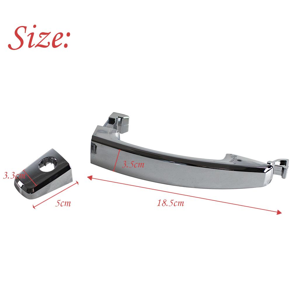 Chrom-Außengriffkappe für Vordertür und Rückseite für Chevrolet Captiva Sport Aveo Saturn