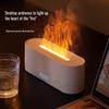 Simulated flame aromatherapy machine humidifier small ultrasonic type 160ml humidifier table aroma diffuser USB power supply