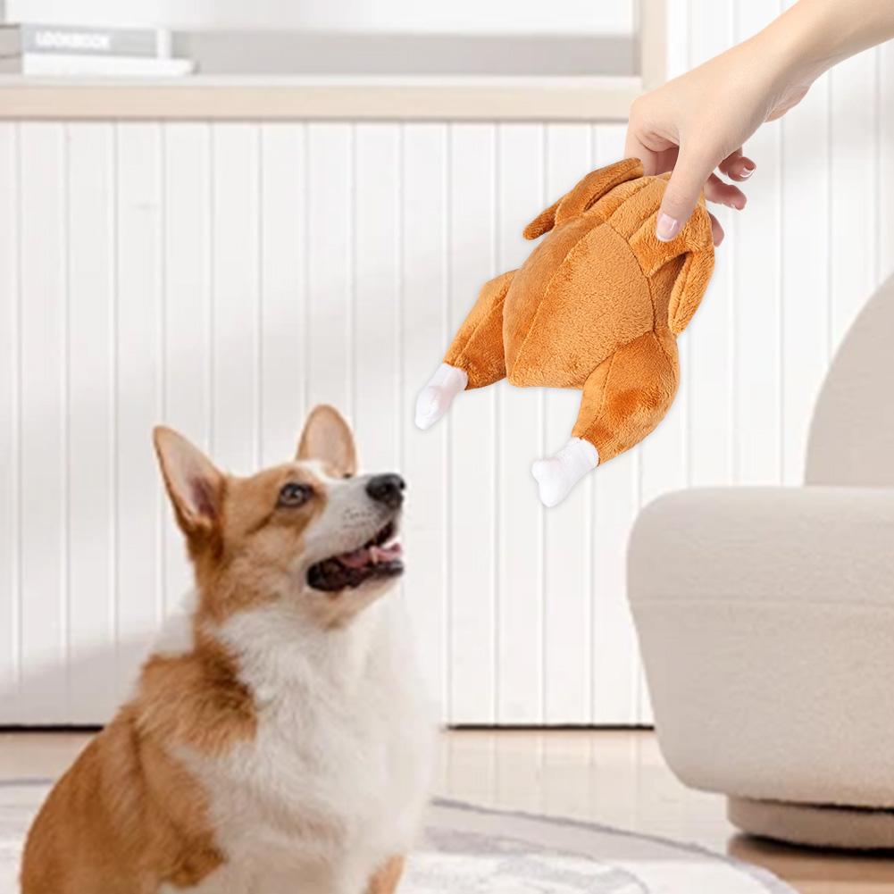 Hundespielzeug Thanksgiving Truthahn Weiches gefülltes Hundespielzeug Welpenspielzeug Haustierspielzeug Thanksgiving Geschenke für kleine und mittelgroße Hunde