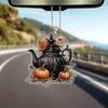 Gothic Acrylic Vintage Style Car Hanging Ornament For Halloween Decorative Charm