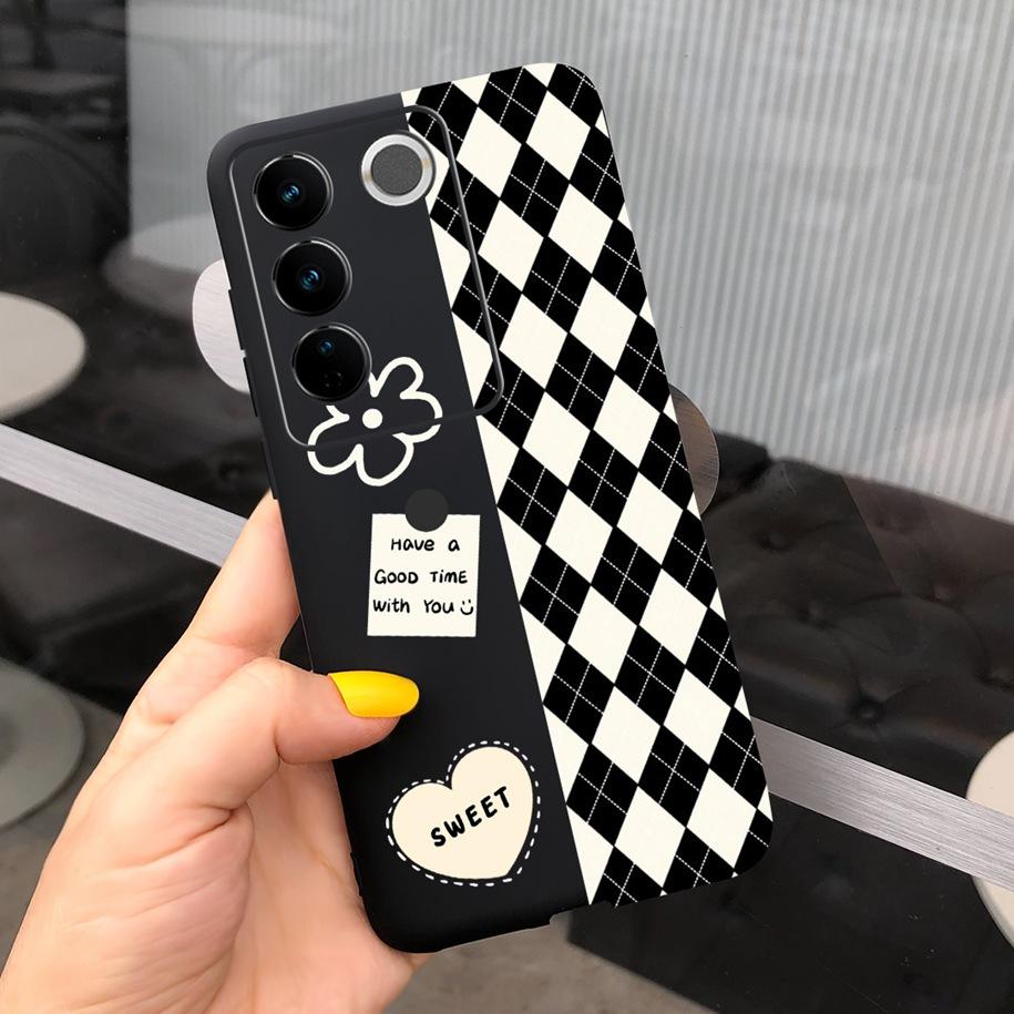 For Vivo V27 Pro Case Vivo V27e Back Cover Fashion Candy Color Painted Funda For Vivo V27 5G V 27e V27Pro V2237 V2230 Soft Shell
