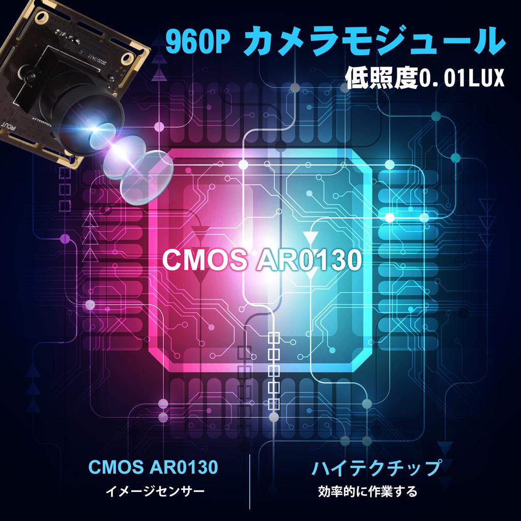 ELP Fisheye Lens Camera Module Million Pixels Low Light Web Camera 720p 30fps Webcam Module Wide Angle USB Camera Module CMOS AR0130 Web Camera Module