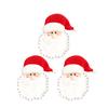 3Pcs Christmas Santa Cloth Tableware Covers Colorful Tableware Cover Party Decoration Gift Christmas Decoration