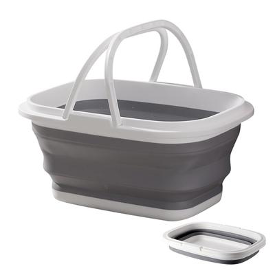 RULAYMAN Folding Washing Upgraded Fishing Laundry 10L Large Daily Car Convenient Rectangular Bucket, Tub, Version, Bucket, Basket, Capacity, Supplies,