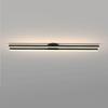 Modern Minimalist Ceiling Light Long Strip Dimmable LED Semi Flush Mount Ceiling Light Bar Linear Hallway Lighting Fixture for Dining Room Living