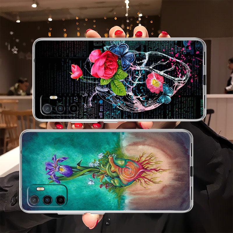 Calm Heart Art Transparent Phone Case for Motorola Moto G40 G04 G05 One Ace Action  Fusion + Plus Hyper Macro Vision Zoom