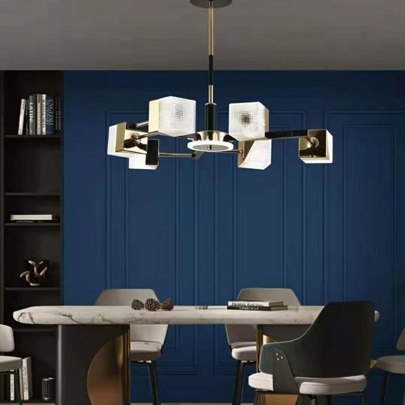 Living Room Chandelier Modern Minimalist Atmosphere Household Dining Room Lighting