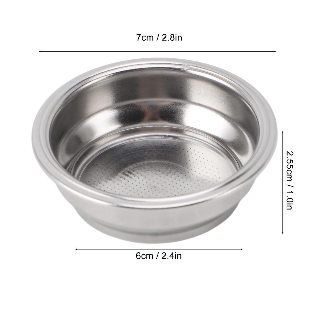 2pcs set 58mm Portafilter Basket Espresso Filter Basket For Portafilter Coffee Machine