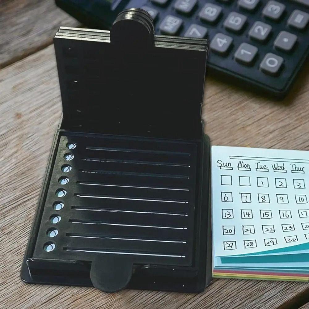 Multi Purpose Sticky Note Stencil with Template Notepad Dispenser Sticky Note Holder Set  Desk
