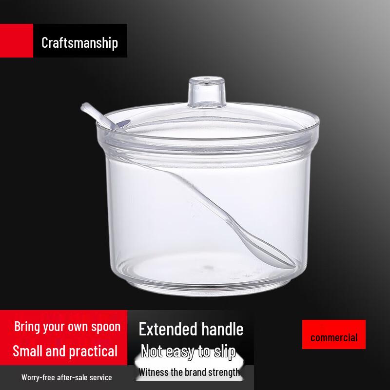 Extra Thick Acrylic Spice Jar & Bottle Set (10-Piece)