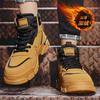 Boots winter new velvet thickened warm cotton shoes outdoor leisure sports wear-resistant rhubarb boots