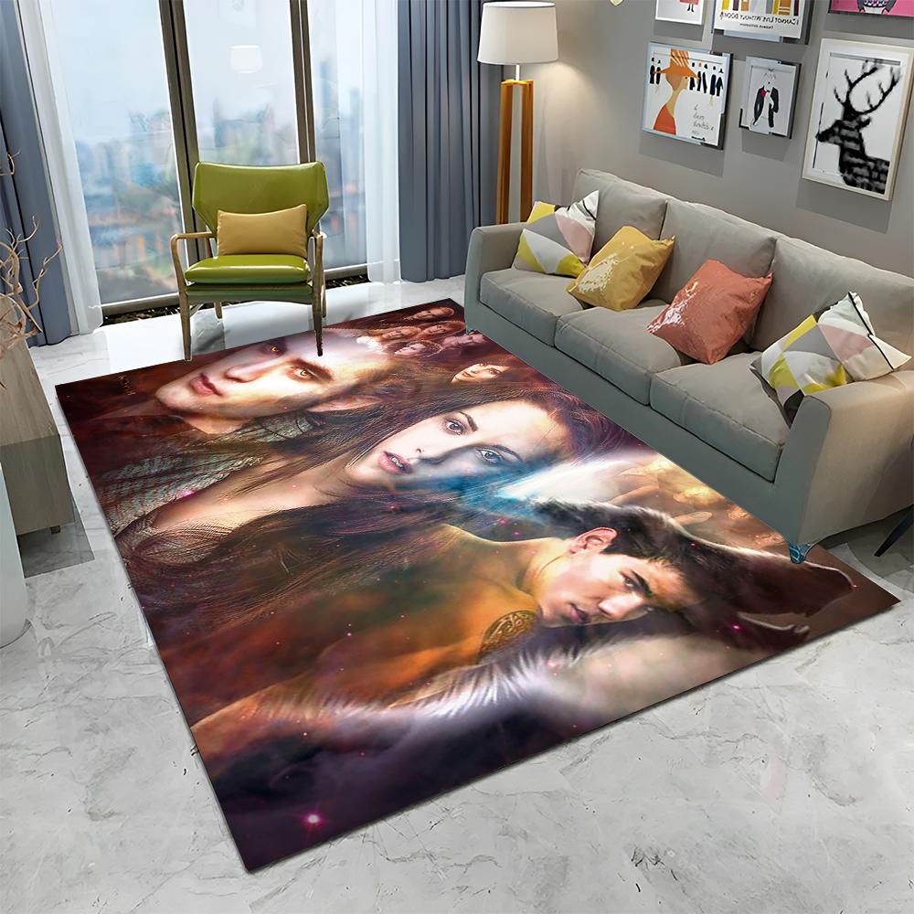 

3D Друк Сага Сутінків HD Килим для Дому Вітальні Спальні Дивана Доріжка Декор, Килим для Ігрової Зони Дитини Нековзний Килимок для Підлоги 40x60cm