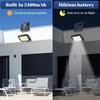 1/2/4PCS 120COB Solar Lights Outdoor with Motion Sensor 3 Modes Waterproof Solar Street Lights for Garden Patio Garage Wall Lamp