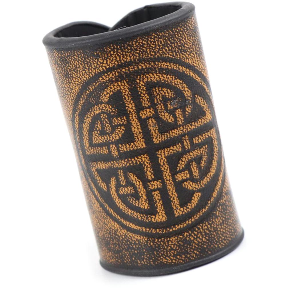 Viking Inspired Embossed PU Leather Hair Accessories Fashion Hair Ornament With Norse Symbols For Men And Women