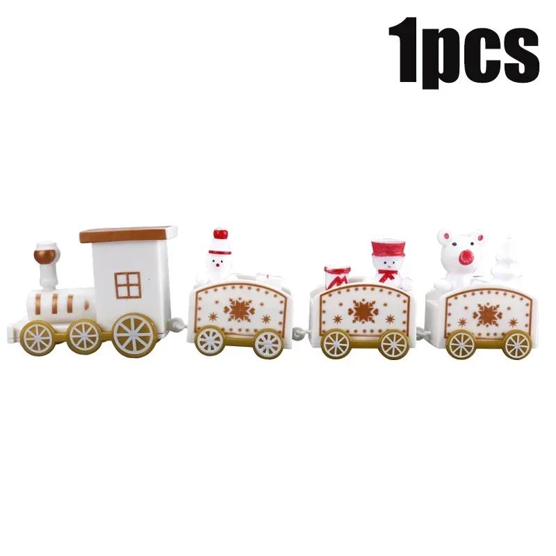 Train Christmas Ornament Merry Christmas Decoration Train Toy for Home Santa Claus Gift Xmas New Year Decoration 2025 Xmas Gifts