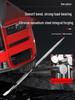 Multifunctional Steel Car Pry Bar: Truck Crowbar, Tire Knocking Bar, Flat Head Leverage Tool.