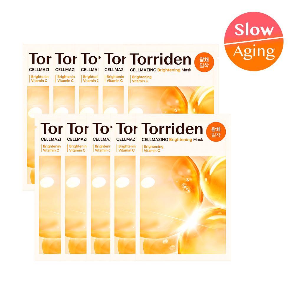 TORRIDEN CELLMAZING Vita C Brightening Sheet Mask 10 Sheets