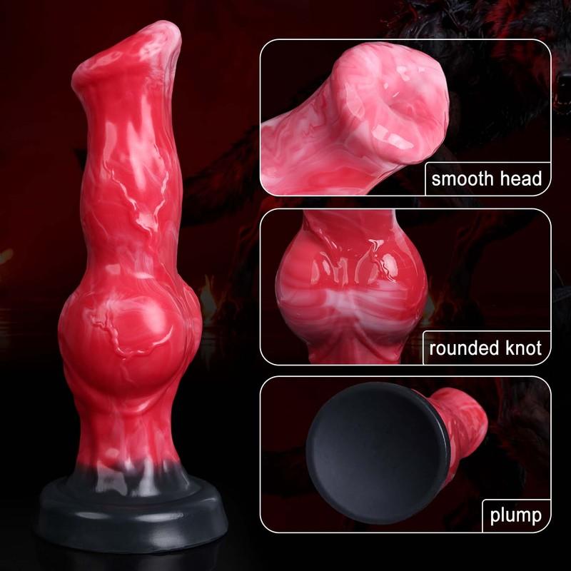 Dog Knot Dildo Anal Plug Animal Penis Masturbator Dick-Dildo Sex Toys For Man Women Prostate G-spot Massager Anal Penetration 18