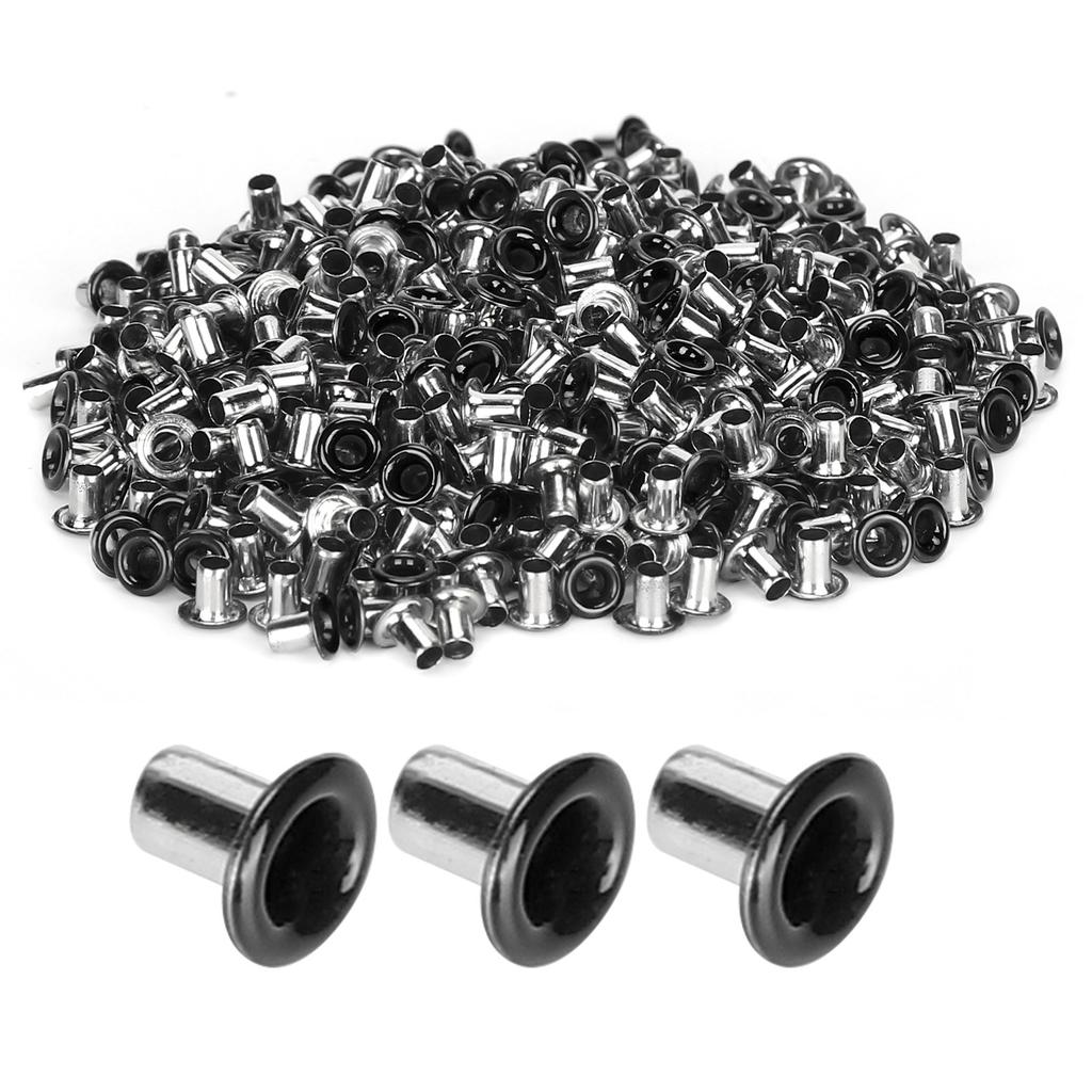 500Pcs Brass Eyelets 2mm Inner Hole Colorful Grommets Kit for Clothing Shoes Bag DIY CraftsGlossy