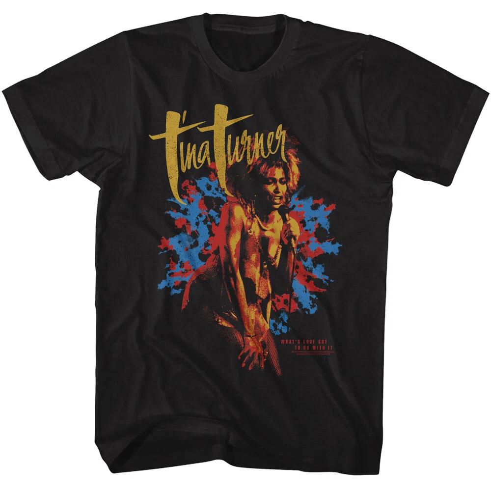 Tina Turner What s Love Got To Do With It Splatter Men s T Shirt Soul Rock Music S