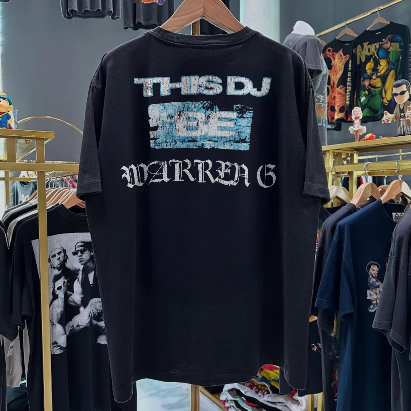 90s Warren G  This Dj Be  Promo T-Shirt Black XXL 4XL