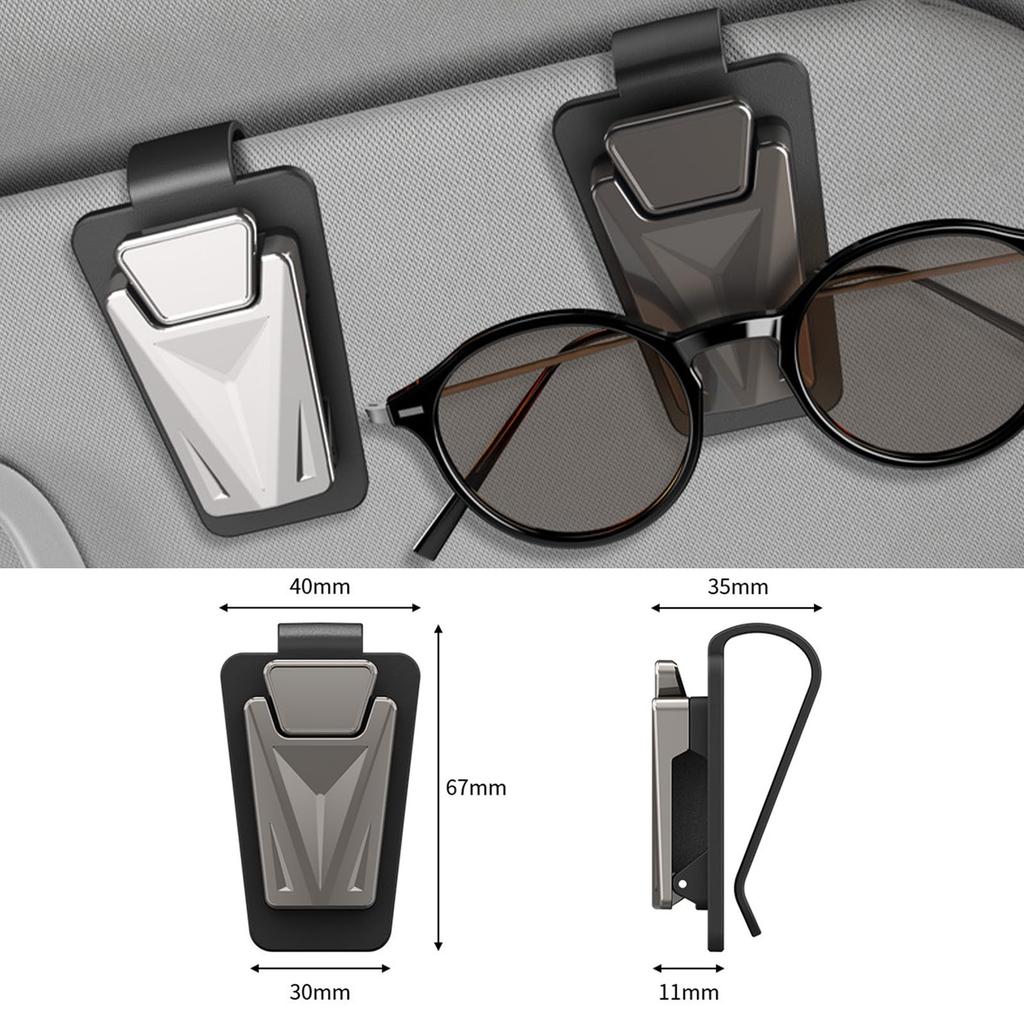 Sunglasses Car Glasses Sunglasses Easy Car Sunglasses Card Eyeglasses Card Clip for Car Sun Convenient Car Accessory Holder, Accessory, Holder,