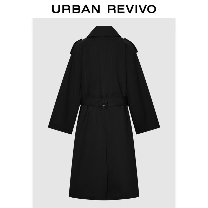 UR2025 Women s Double-Breasted Trench Coat L