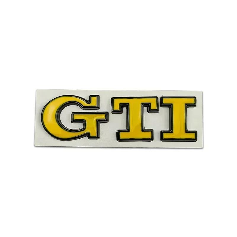 for Volkswagen VW Metal GTI Logo Car Rear Trunk Emblem Side Sticker Golf 4 5 6 7 8 Polo Jetta Tiguan Passat T-Roc MK2 MK5 MK7LP8