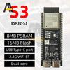 For ESP32-S3 DevKitC-1 WiFi BT Development Board with Dual Core 32-Bit Processor 240MHz AI IoT for DIY Enthusiasts
