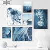 Ozean Landschaft Poster und Drucke Delphin Whale Tail Zitat Wand Kunst Leinwand Malerei Nordic Wand Bilder für Wohnzimmer Dekor