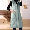 Autumn and winter counter women's clothing fashion trend slim-fitting long warm vest cotton clothes